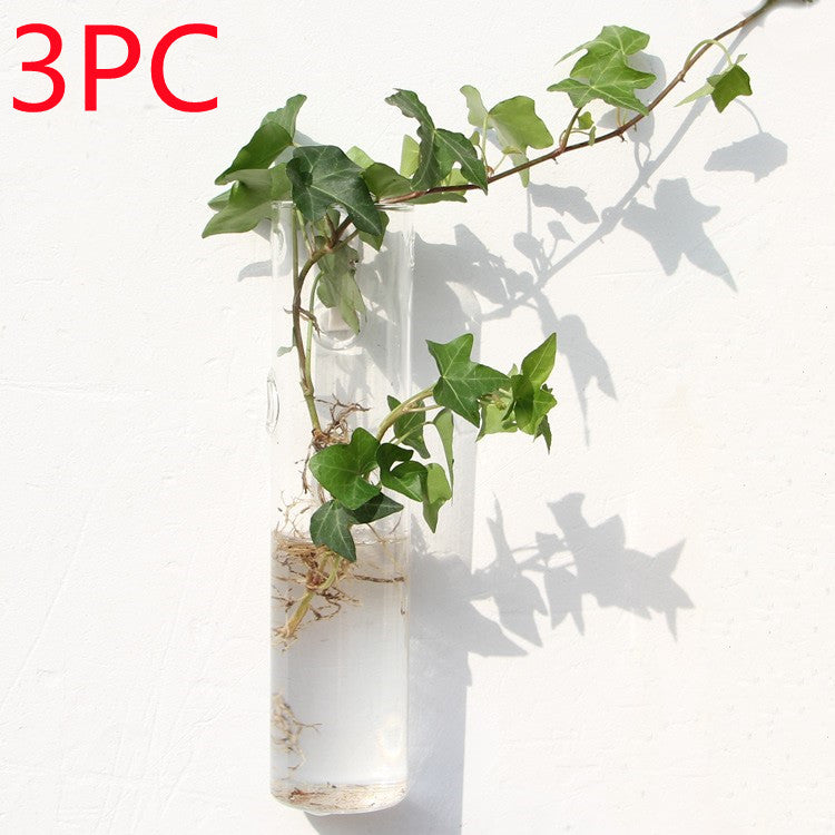 The Good Find Shop Fashion Wall Hanging Glass Flower Vase Terrarium Wall Fish Tank Aquarium Container Flower Planter Pots Home Garden Decoration