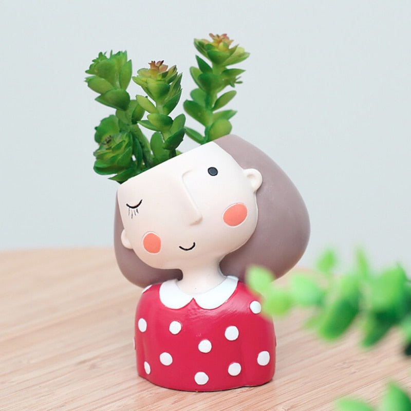The Good Find Shop Cute People Mini Succulent Planter