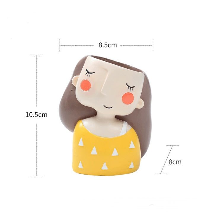 The Good Find Shop Cute People Mini Succulent Planter