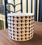 The Good Find Shop Nordic minimalist relief carved cement flower pot