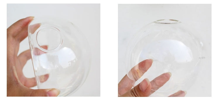 The Good Find Shop Fashion Wall Hanging Glass Flower Vase Terrarium Wall Fish Tank Aquarium Container Flower Planter Pots Home Garden Decoration