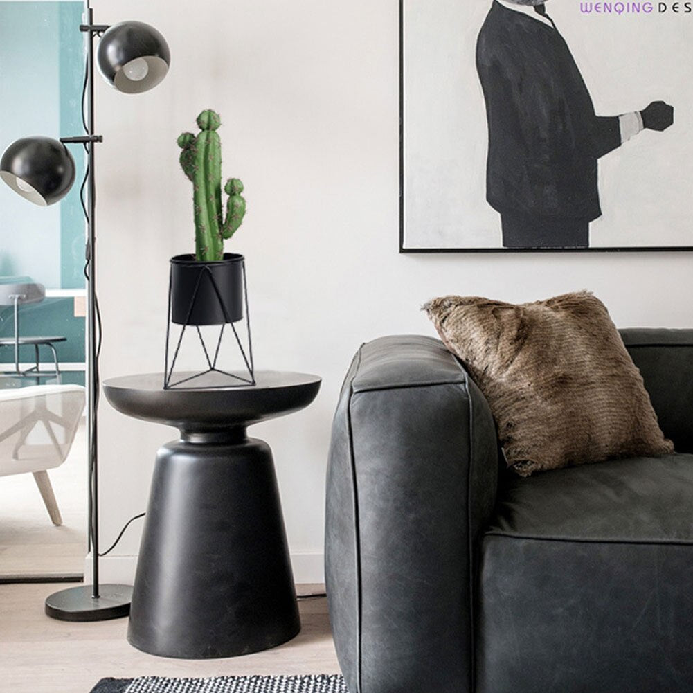 The Good Find Shop North Flower Pot Iron Flower Stand Green Radish Office Living Room Home