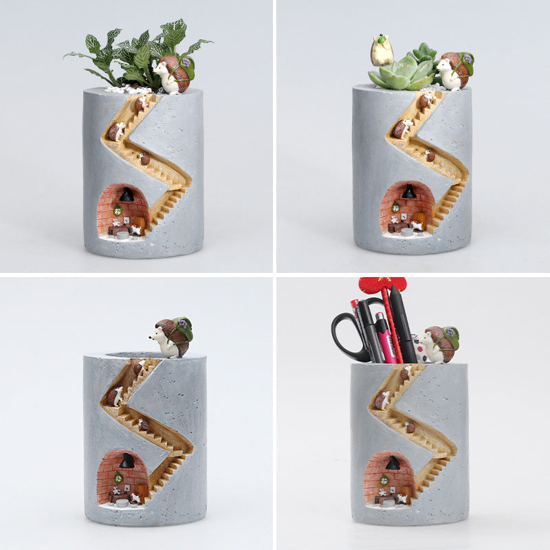 The Good Find Shop Gardening Cartoon Succulent Flower Pot