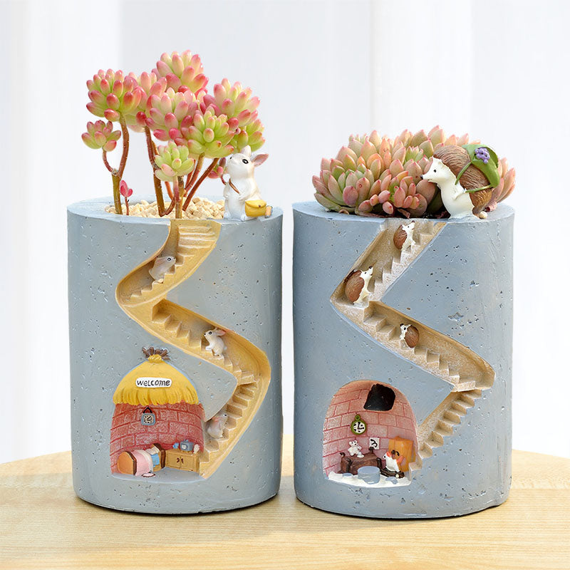 The Good Find Shop Gardening Cartoon Succulent Flower Pot