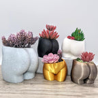 The Good Find Shop Nordic Resin Flower Pots – Ceramic Figurine Planters