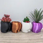 The Good Find Shop Nordic Resin Flower Pots – Ceramic Figurine Planters
