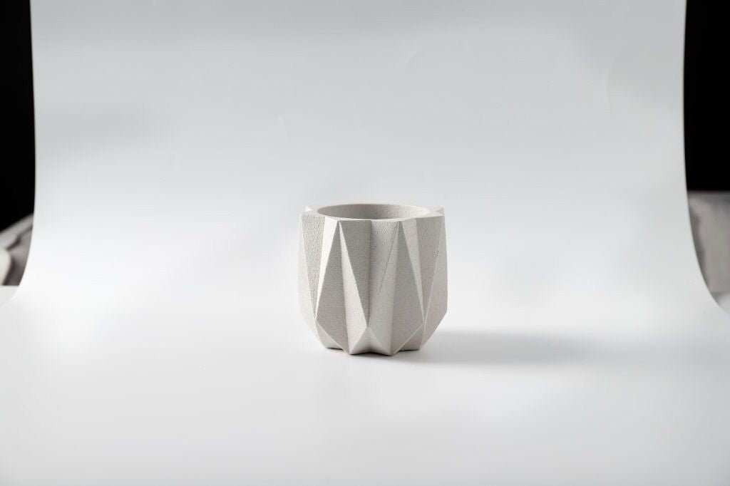 The Good Find Shop Nordic Matte Cement Flower Pot – Indoor & Outdoor Planter