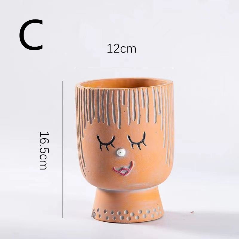 The Good Find Shop Succulent Flower Pot Living Room Balcony Individual Large Caliber Orchid Plant Pot