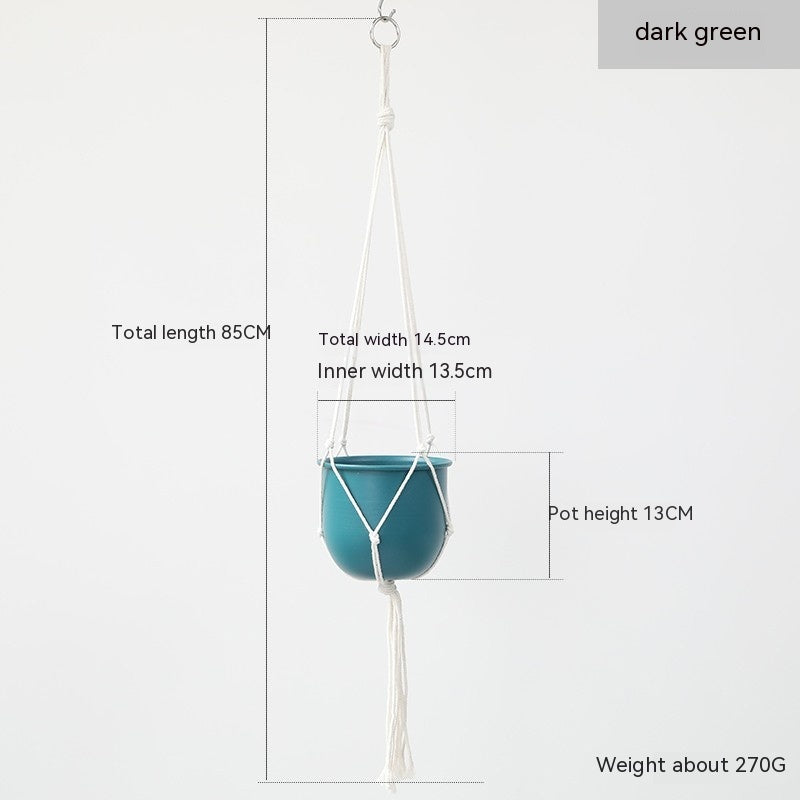 The Good Find Shop Metal Iron Art Hanging Hanging Pots Home Decoration