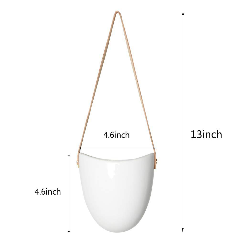 The Good Find Shop Ceramic Hanging Flower Pot