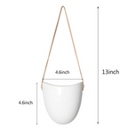 The Good Find Shop Ceramic Hanging Flower Pot