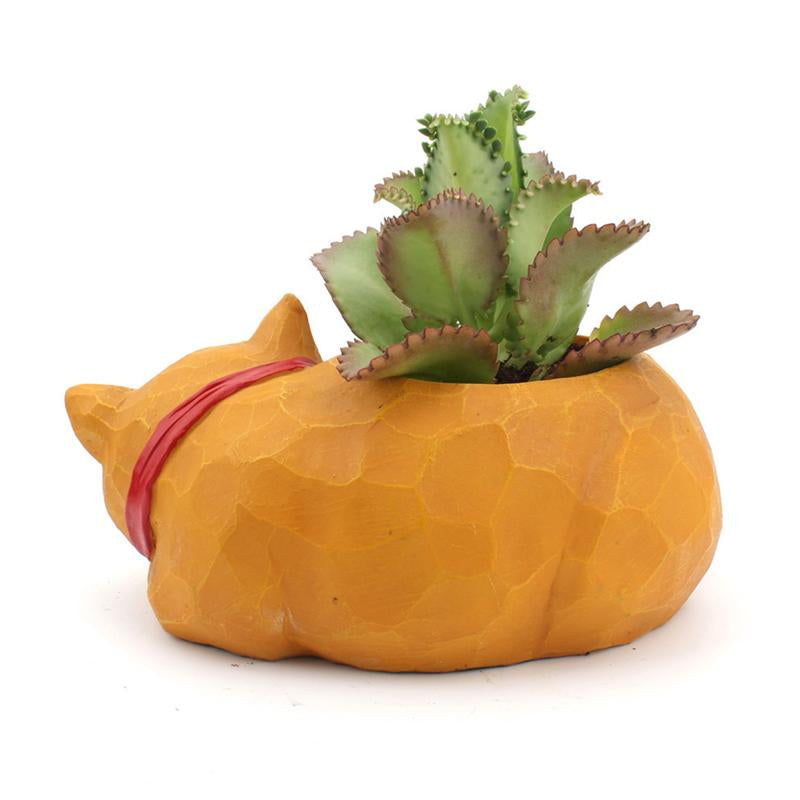 The Good Find Shop Creative three-dimensional lazy cat flower pot