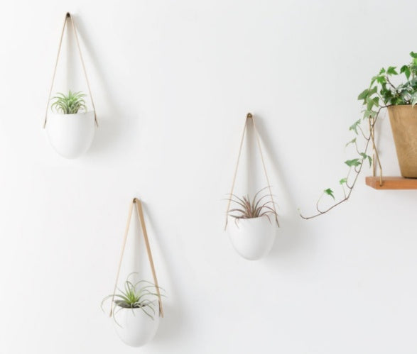 The Good Find Shop Ceramic Hanging Flower Pot