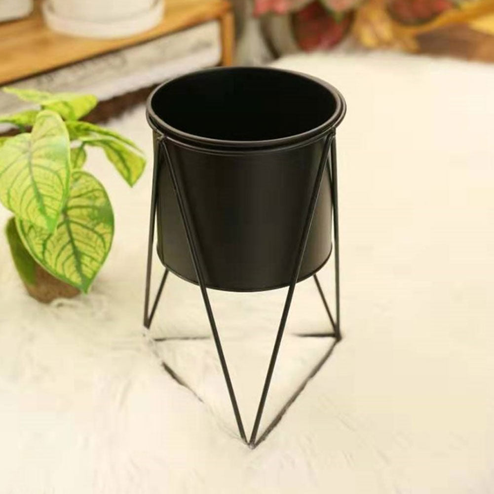 The Good Find Shop North Flower Pot Iron Flower Stand Green Radish Office Living Room Home