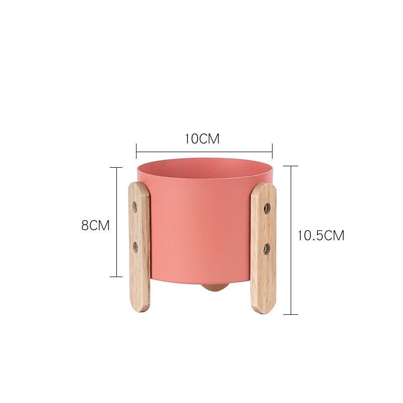 The Good Find Shop Nordic ins simple net red cream macaron iron flower pot