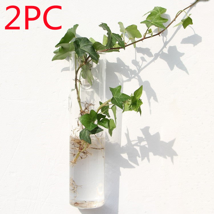 The Good Find Shop Fashion Wall Hanging Glass Flower Vase Terrarium Wall Fish Tank Aquarium Container Flower Planter Pots Home Garden Decoration