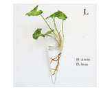 The Good Find Shop Fashion Wall Hanging Glass Flower Vase Terrarium Wall Fish Tank Aquarium Container Flower Planter Pots Home Garden Decoration