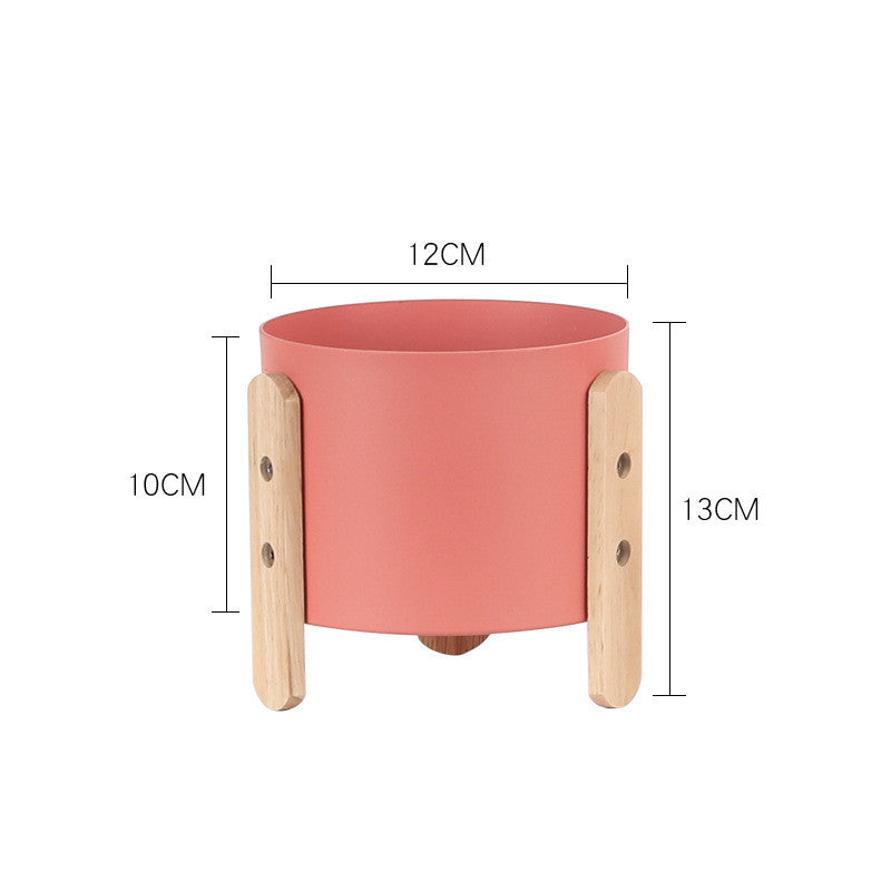 The Good Find Shop Nordic ins simple net red cream macaron iron flower pot