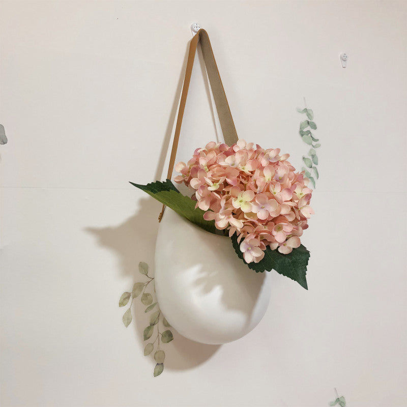 The Good Find Shop Ceramic Hanging Flower Pot