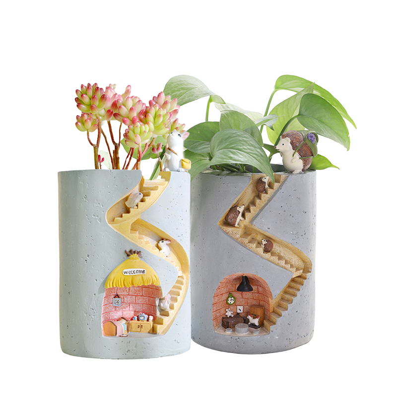 The Good Find Shop Gardening Cartoon Succulent Flower Pot