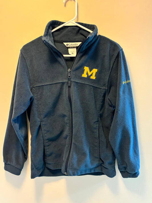 Columbia x Michigan zip-up sweater