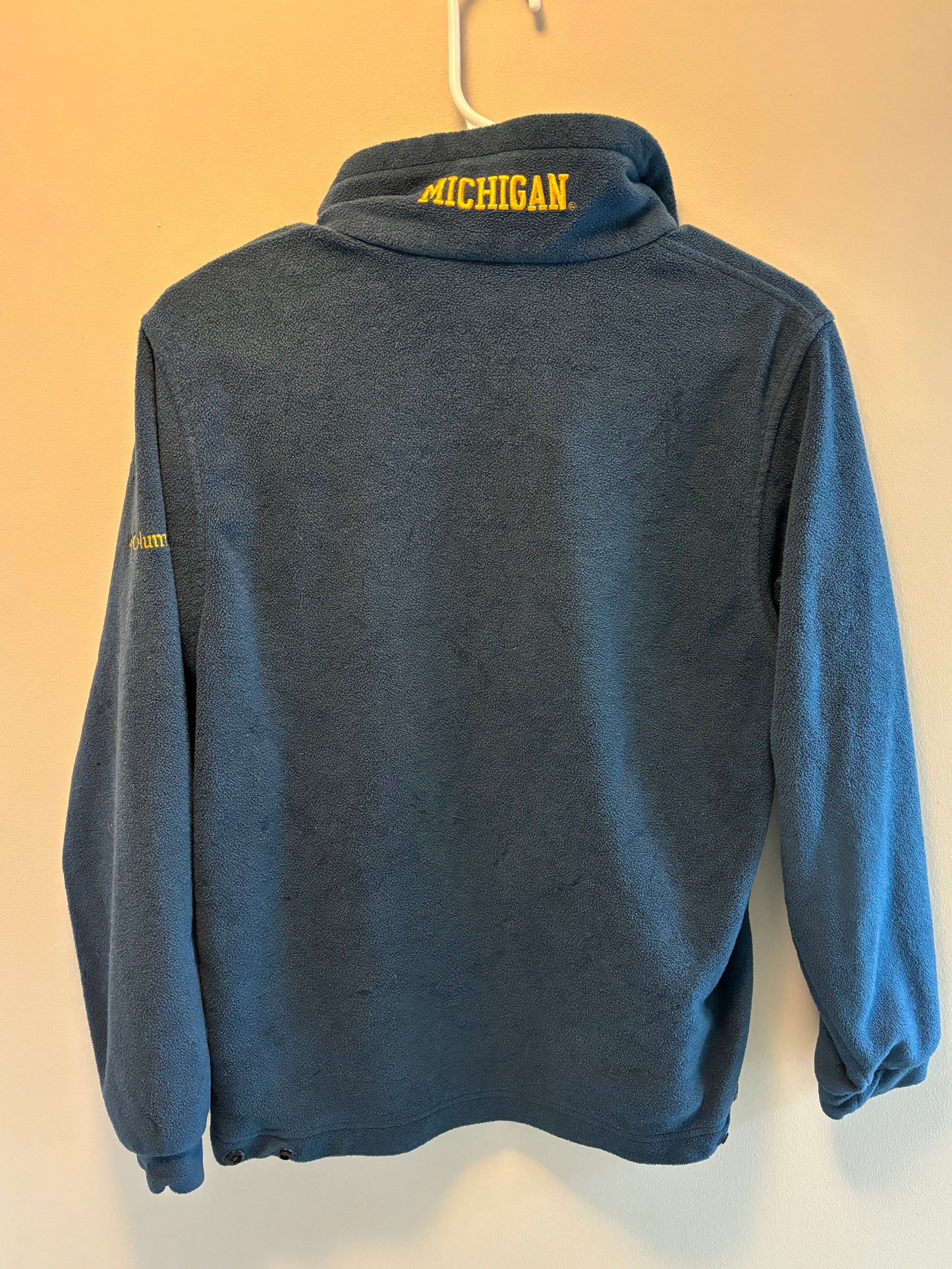 Columbia x Michigan zip-up sweater