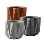 The Good Find Shop Nordic Matte Cement Flower Pot – Indoor & Outdoor Planter